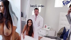 China Ava Addams, a curvy MILF, engages in intimate wedding night with Sterling