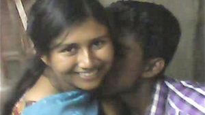 Indian village lovers passionately kissing and having sex