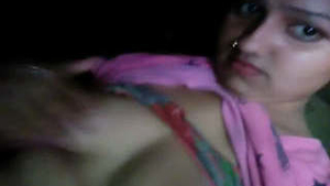 A seductive Indian beauty indulges in risqué behavior on film