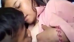 Boobs sucking and nipple play in a sexy video