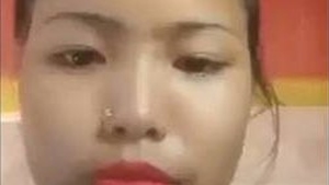 Assamese wife reveals her breasts and intimate area