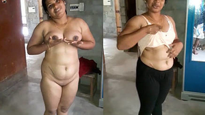 Tamil wife records her husband's nude body in a seductive video