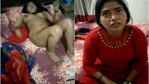 Exclusive record of Indian amateur couple's nude video