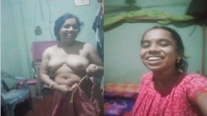 Indian bhabhi records her own clothes changing video