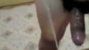 Aunty from India gets anal fucked and pees on camera