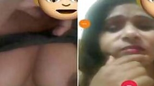 Desi wife flashes her big tits just for a moment and then hides them again