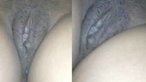 Tamil wife Nanthini's pussy gets a close-up view