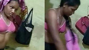 Brazen guy films porn video of Indian roommate taking off clothes