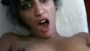 Indian sex of busty girl get hardcore home with client