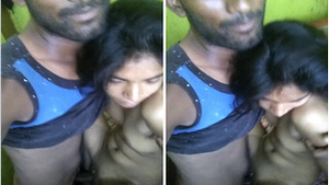 Exclusive Indian Lover's Standing Fuck in HD