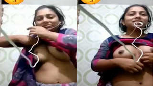 Indian girl flaunts her big boobs in exclusive video