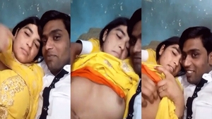 Homemade sex video of lovers from Dehati