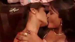Hot Lesbian kiss from Indian b grade movie