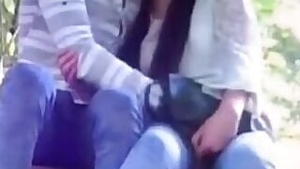Pig tailed Desi girl and boyfriend look for an opportunity to film porn